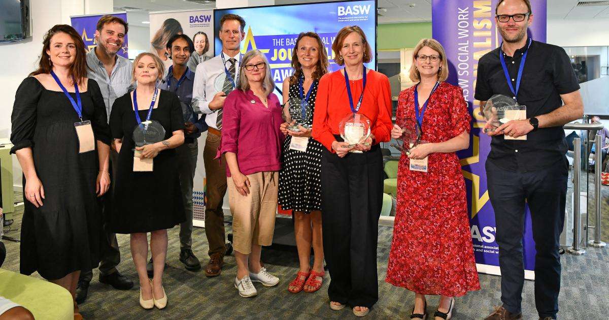 Winners of the inaugural BASW Social Work Journalism Awards 2023 BASW