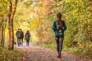 Naturewalk Woman walking in nature